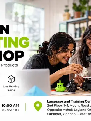 3D Printing Workshop poster