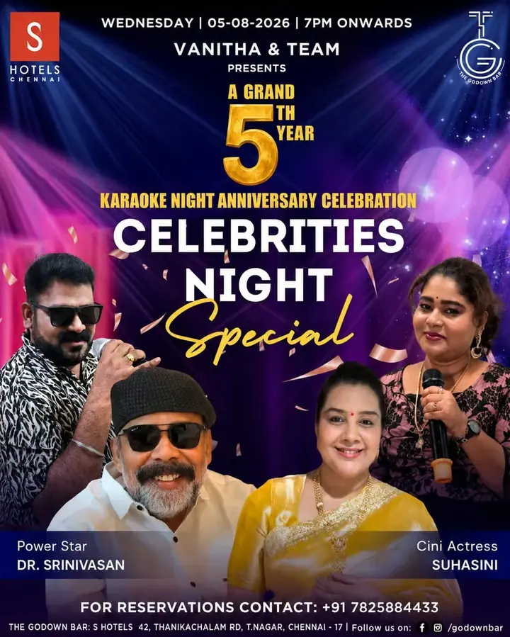 5th Year Anniversary Celebration of Karaoke Night with Celebrity Special poster