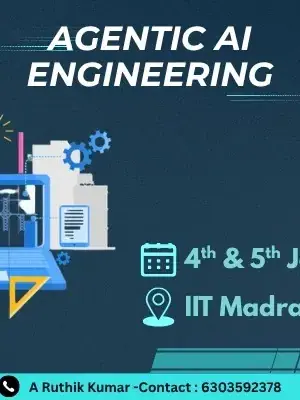 Agentic AI Engineering Workshop poster