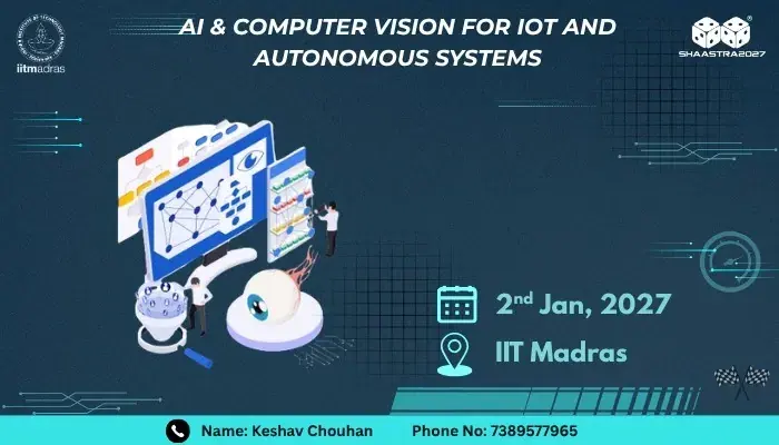 AI & Computer Vision for IoT and Autonomous Systems poster