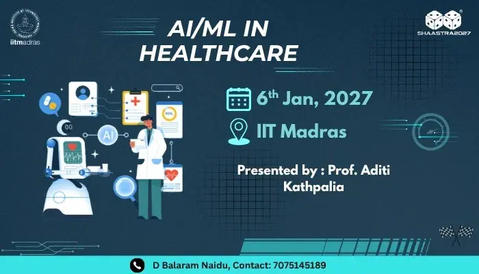 AI/ML in Health Care Workshop poster