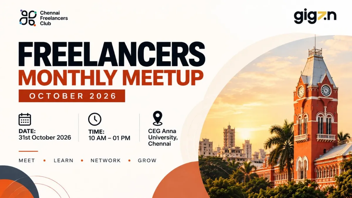 Chennai Freelancers Monthly Meetup - October 2026
