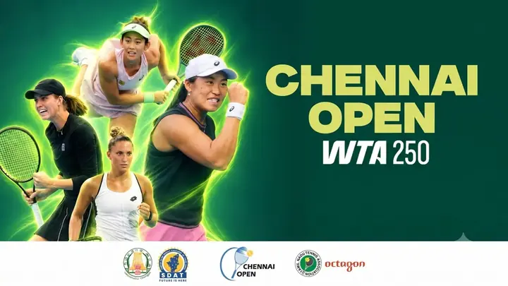 Chennai Open WTA 250 International Women's Tennis Championship 2026 poster
