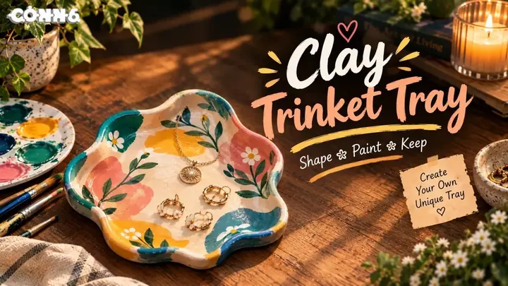 Clay Trinket Tray Crafting poster