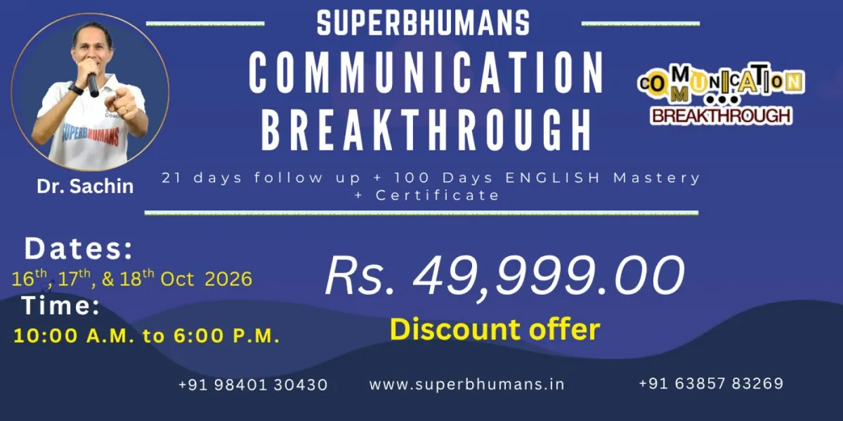Communication Breakthrough - Speak with Confidence + Master Public Speaking
