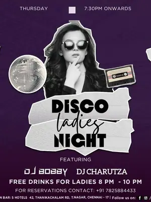 Disco Ladies Night poster