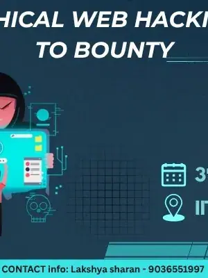 Ethical Web Hacking to Bounty poster