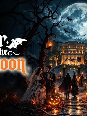 Fear Under the Full Moon – Halloween Party poster