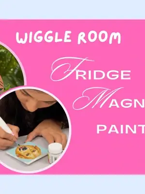 Fridge Magnet Painting poster