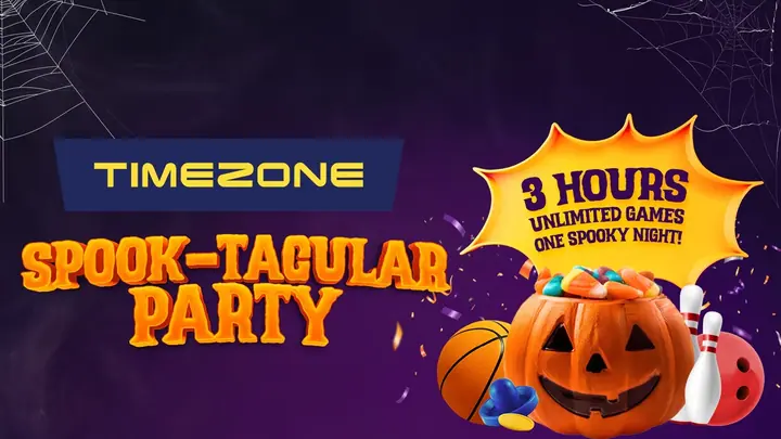 Halloween Spook-Tacular Party at Timezone, Express Avenue Mall poster