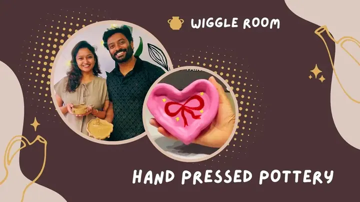 Hand Pressed Pottery at Wiggle Room Besant Nagar poster