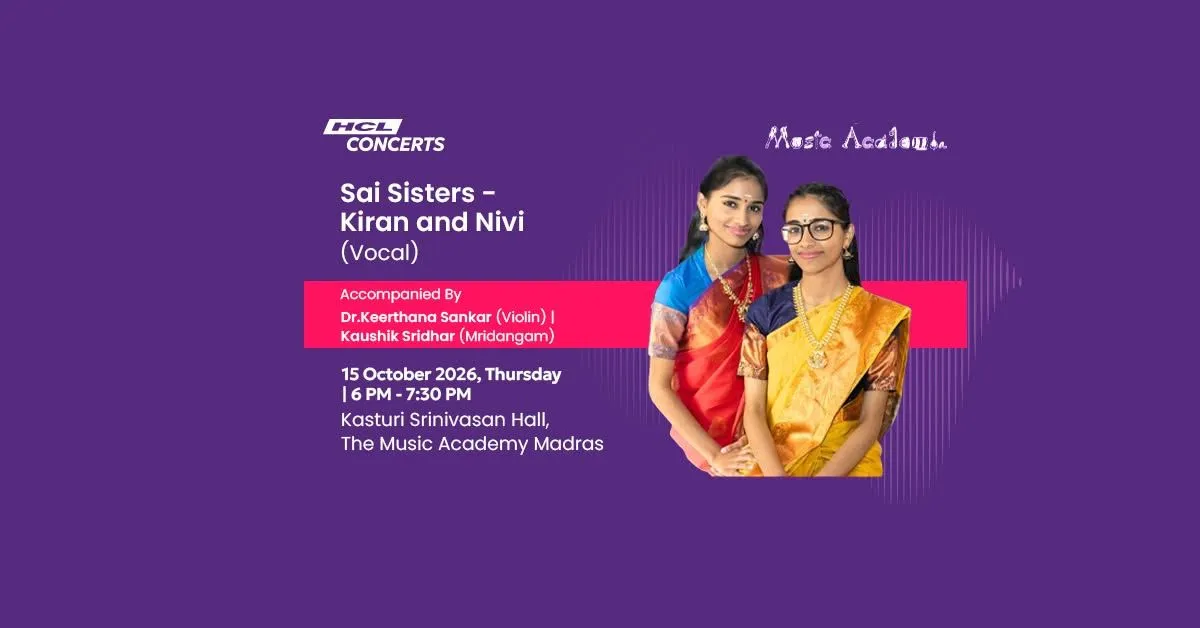 HCL Concerts: Sai Sisters – Kiran and Nivi Live