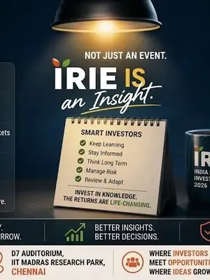 India Retail Investors Expo 2026 poster