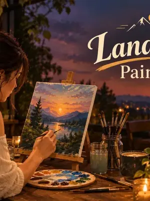 Landscape Painting poster