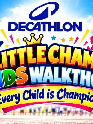 Little Champ Kidz Walkathon & Fun Run poster