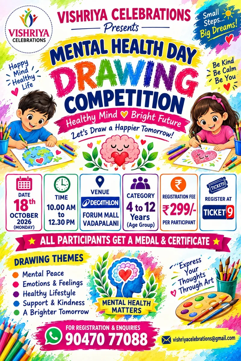 Mental Health Day Drawing Competition