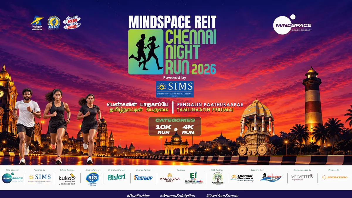 Mindspace REIT Chennai Night Run 2026 Powered by SIMS