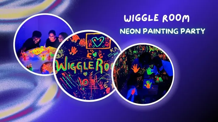 Neon Painting Party poster