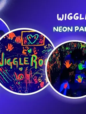 Neon Painting Party at Wiggle Room T. Nagar poster