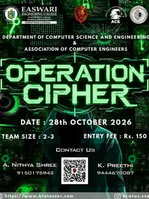 Operation Cipher poster