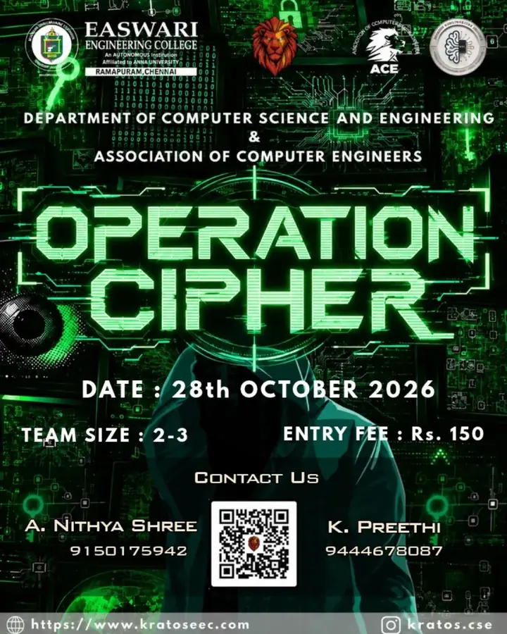 Operation Cipher poster