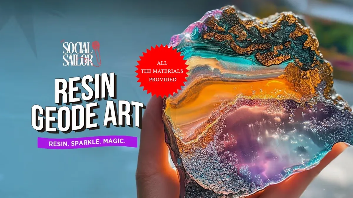 Resin Geode Art Date