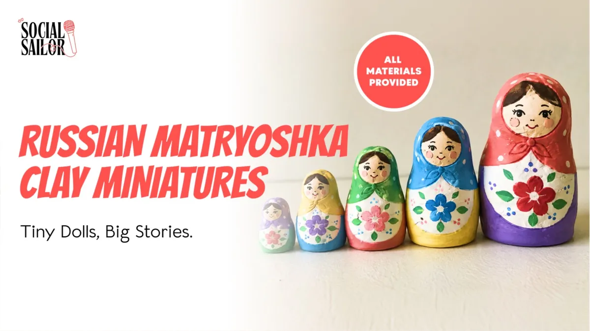 Russian Matryoshka Clay Miniatures