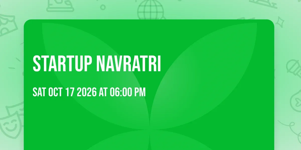 Startup Navratri