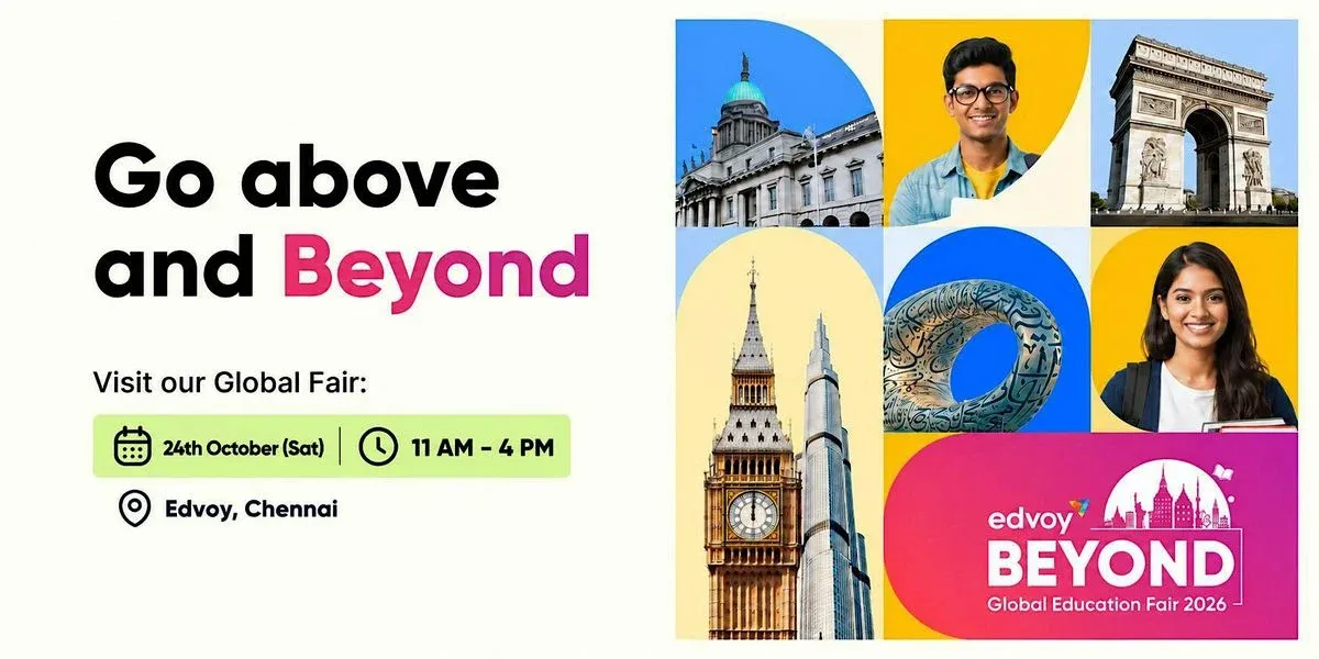 Study Abroad Fair Chennai: Edvoy Global Beyond Expo