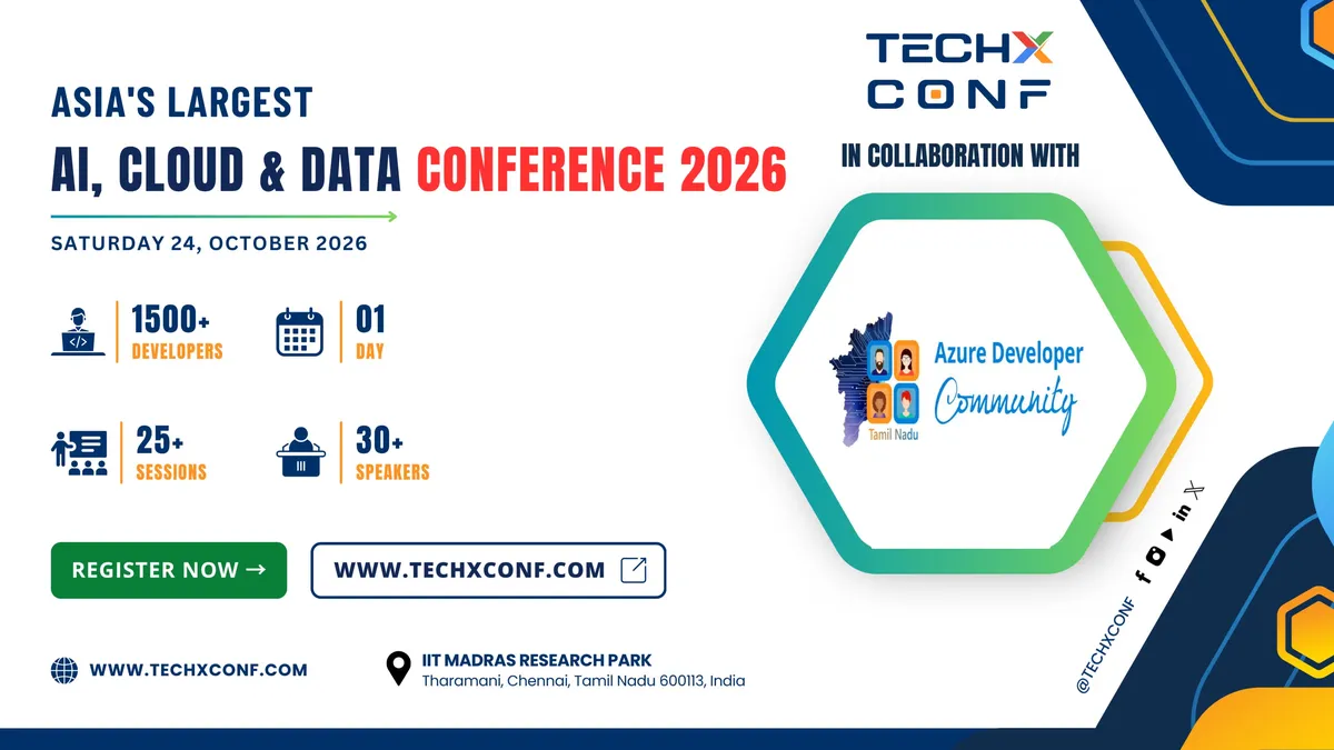 TechXConf 2026 – AI, Cloud & Data Conference